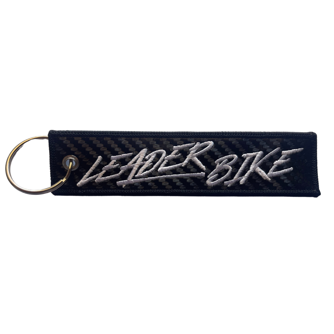 "Leader Bike" Carbon Fiber Keytag