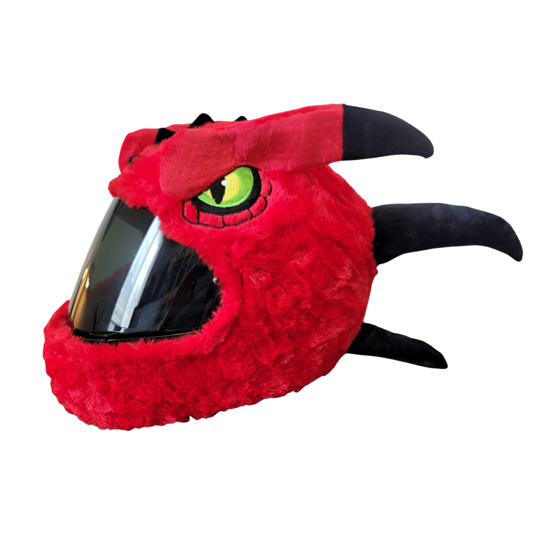 Red Dragon Motorcycle Helmet Cover