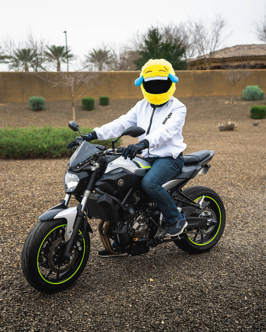 Laughing Emoji Helmet Cover