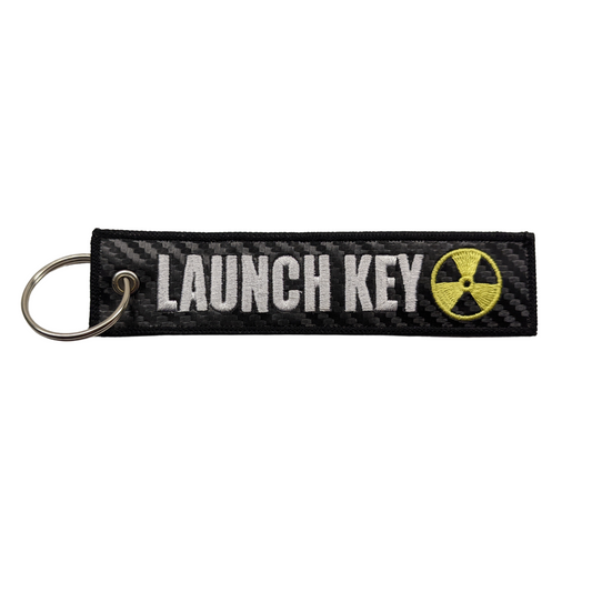 "Launch Key" Carbon Fiber Keytag