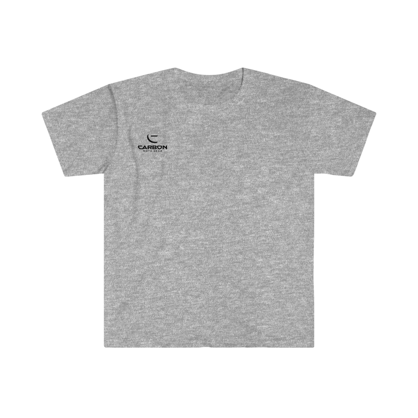 WHY RACETRACK SHAPED? Mountain Road Softstyle T-Shirt