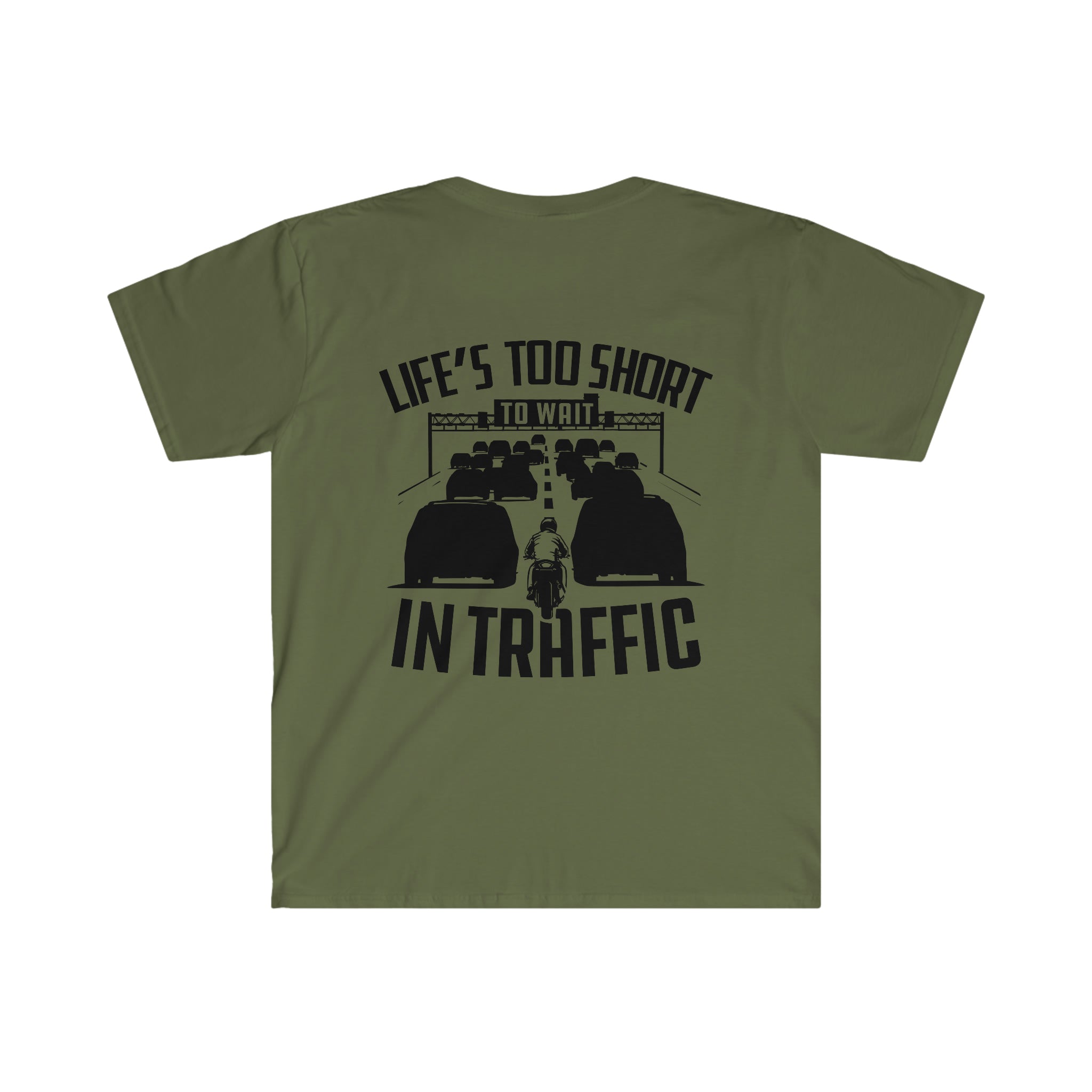 Life's Too Short to Wait in Traffic Tee Shirt – Carbon Moto Gear